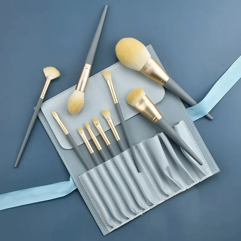 custom logo high quality makeup brushes private label makeup brush set 16pcs