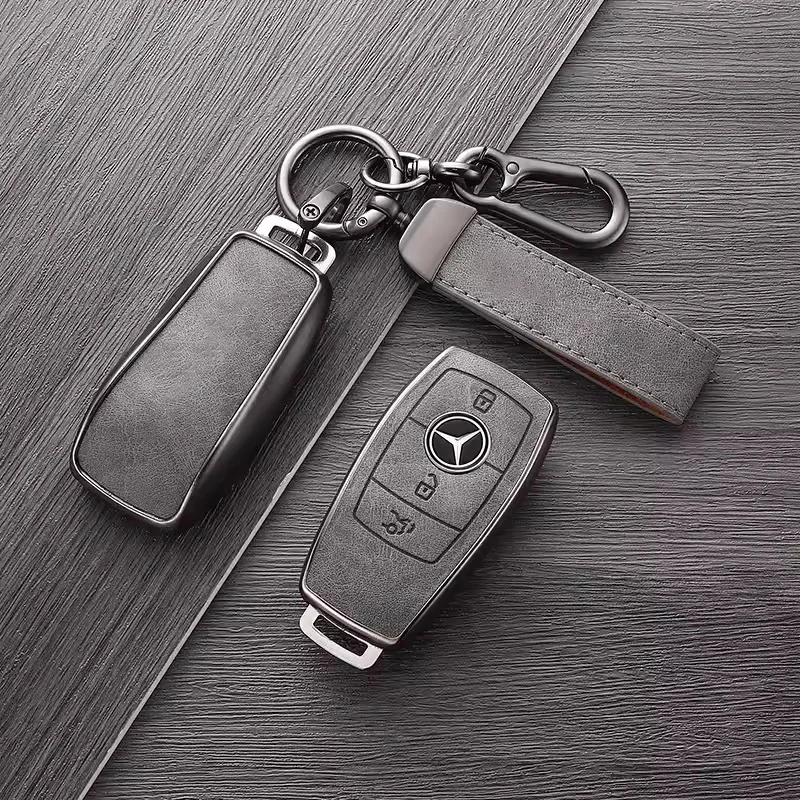 Elegant sublimation tpu leather car key case cover for Mercedes Benz E300l C260l A200l C200l GLC GLA GLB220 auto accessories
