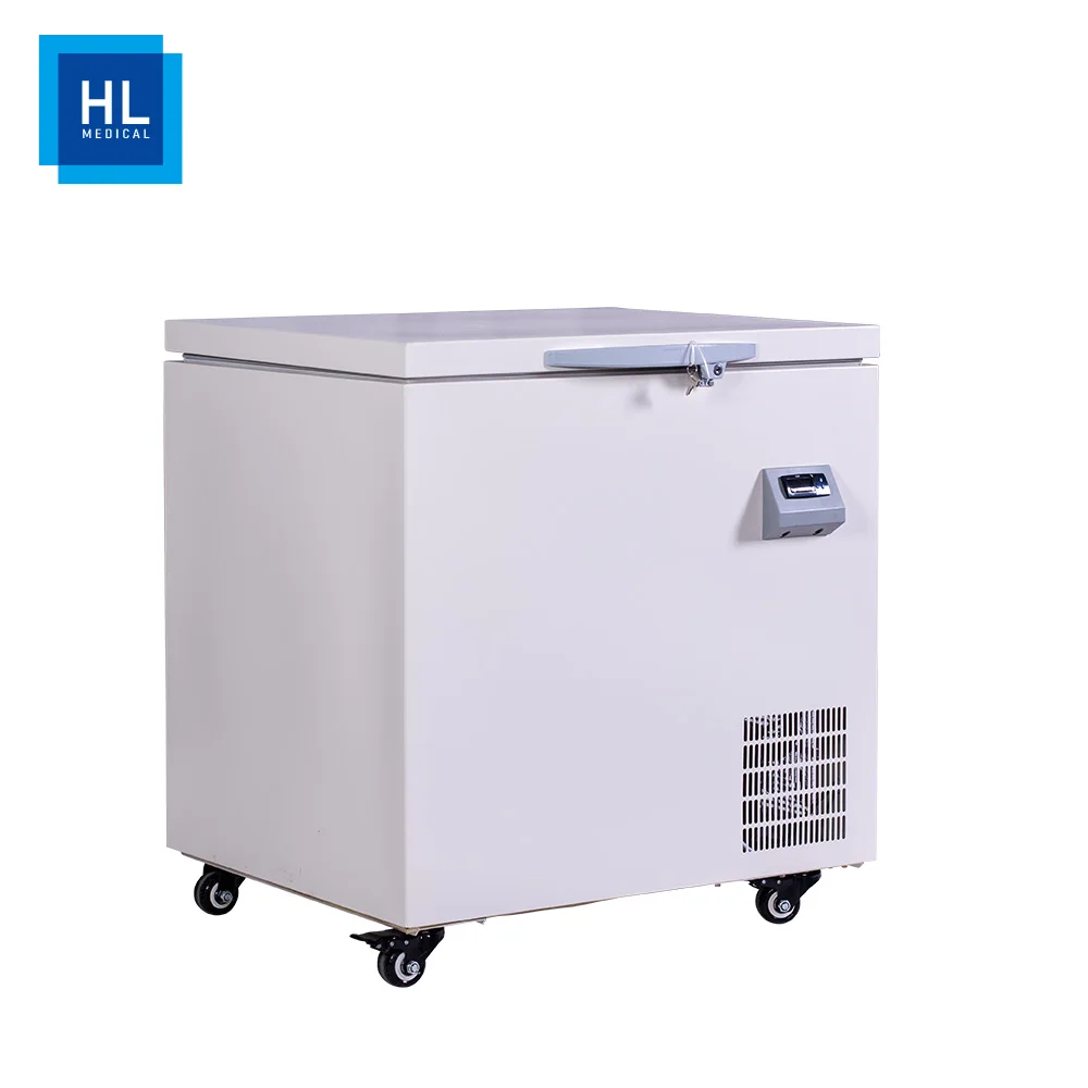 80 chest Laboratory deep Freezers DW-60W120  horizontal ultra-low Freezers  vaccine storage chest Laboratory deep Freezer