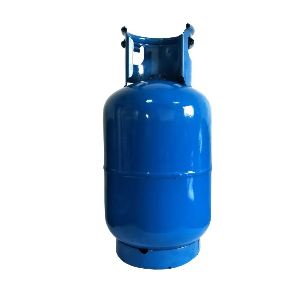 Zhangshan steel with valved 12.5kg gas cylinders LPG gas tanks are used for camping cooking