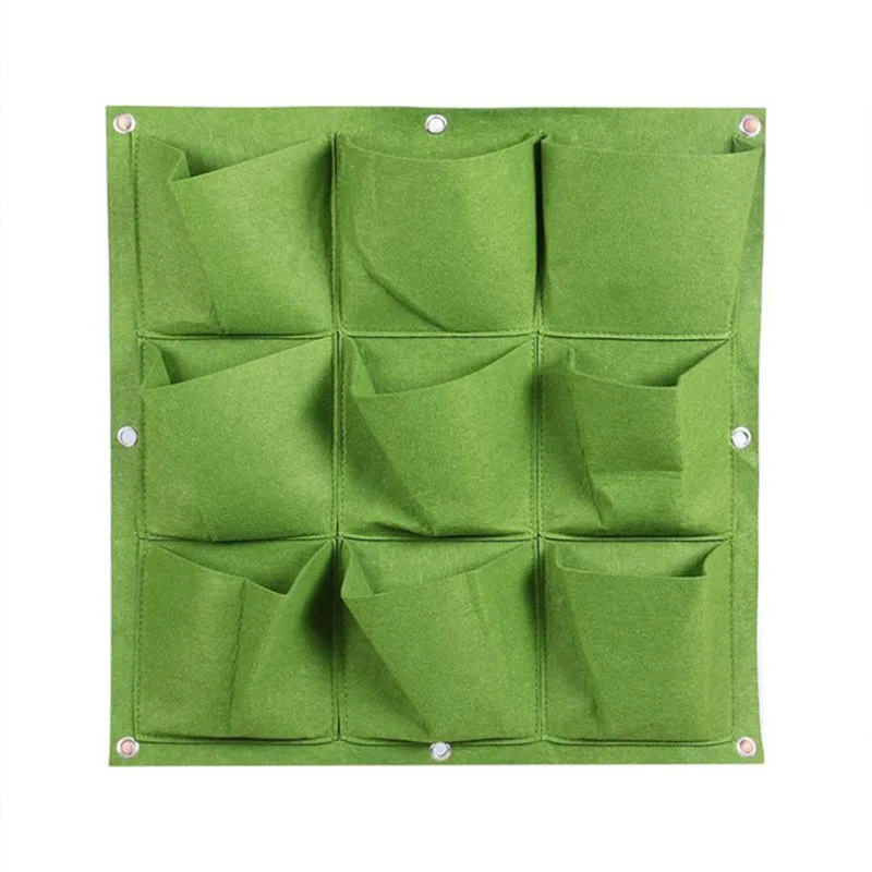 Green wall geotextile felt fabric vertical garden grow bags