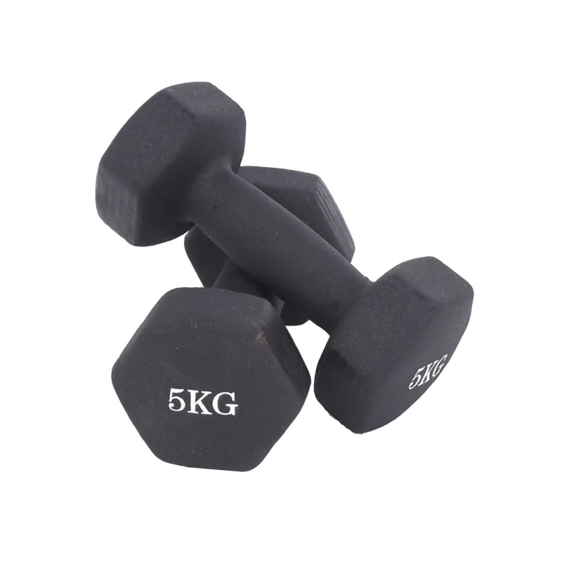 colorful dip plastic dumbbells 1kg to 10kg little free weight dumbbell set cast iron dumbbell set