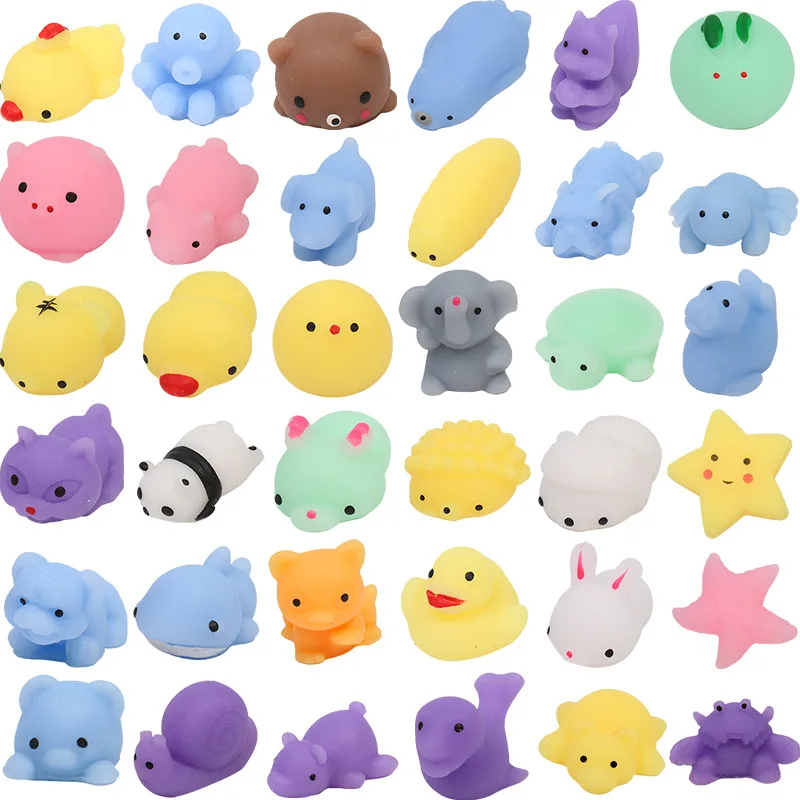 Cute animal buns decompress artifacts fruit pinch toys wholesale super cute holiday gifts Soft spring small toys