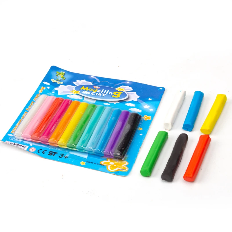 Factory OEM for World famous brand Kids Colourful wholesale  DIY Light Modelling slime Play dough air dry clay  Plasticine