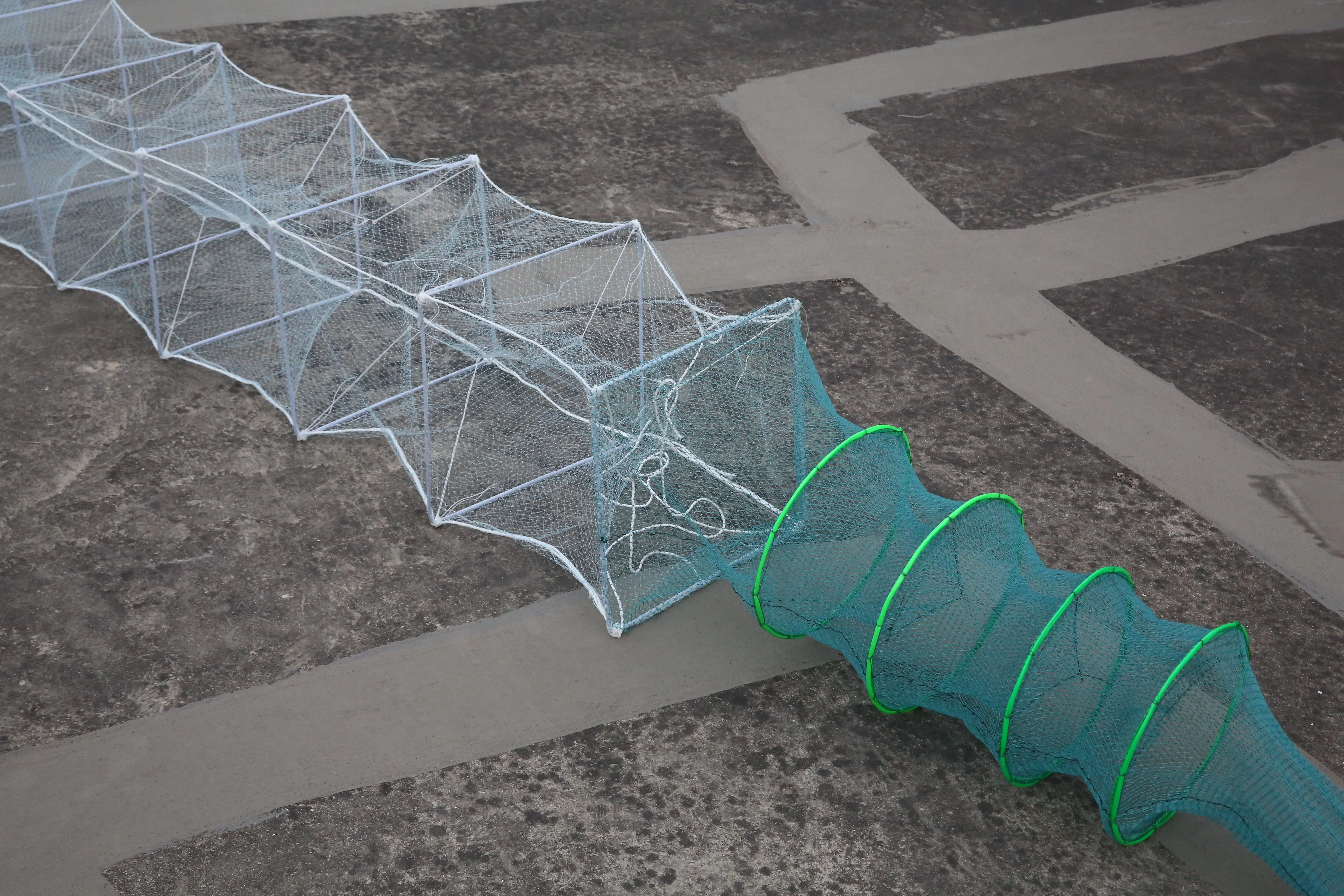 Aquaculture Tilapia Long Tail Train Fykes Minnow trap  Lobster Pot Trap Dua Ikan Bubu Naga Bento Naga Bito Naga