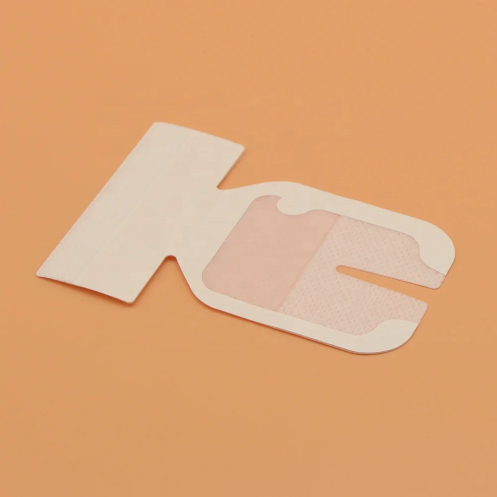 Waterproof Hypoallergenic CE Sterile Medical Transparent PU Film IV Cannula Dressing Wound Plaster 5cmx5.7cm