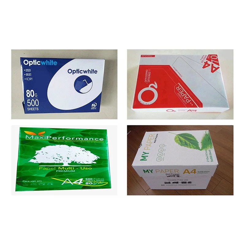 Factory price a4 size sheet white colour hard copy bond paper 80gsm for sale
