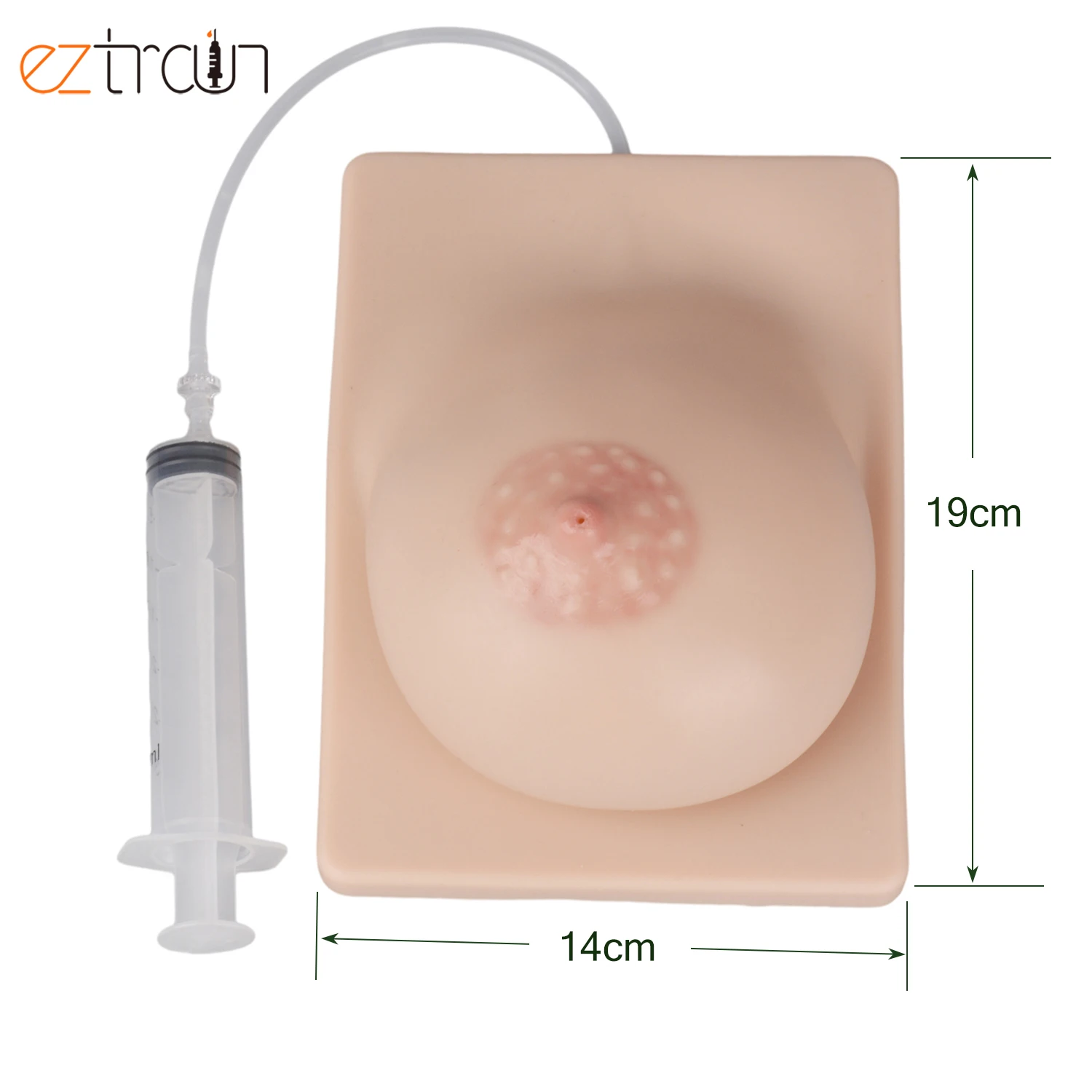 Medical Training Lactation Simulation Model Soft Silicone Single Breast Fack Boobs