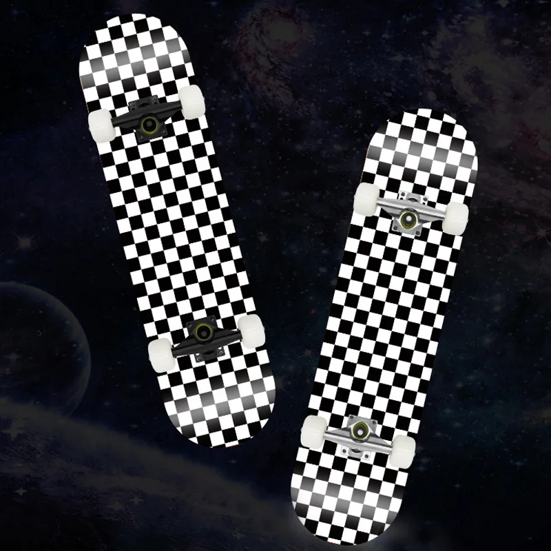 Bestselling skateboard 80 * 20 children and adults PU shock absorbing wheels with customizable patterns