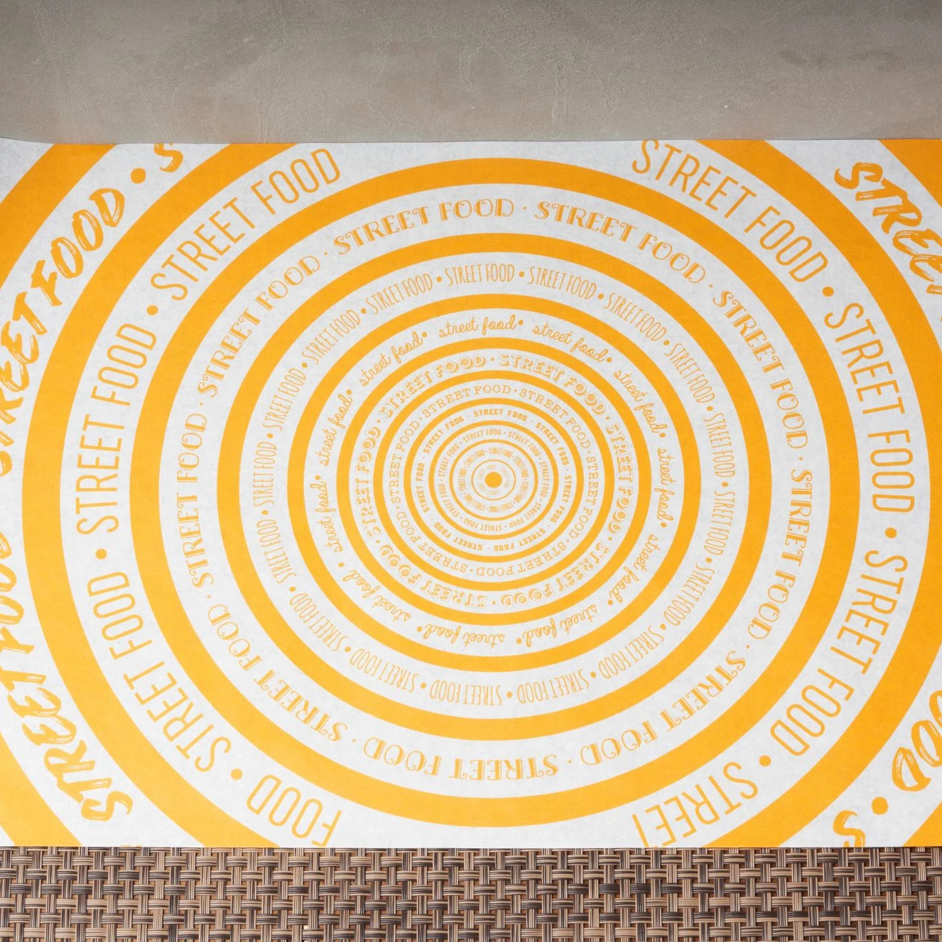 Customized Printed greaseproof paper,high quality food grade greaseproof paper raw material,burger wrapping paper