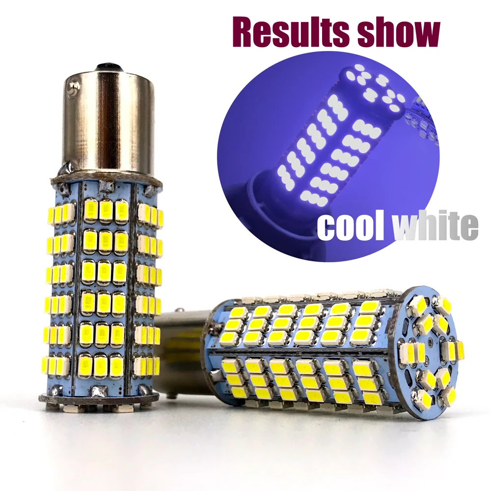 p21w 1156 DRL 120SMD 3020 LED Tail Light Reverse Light Turn Signal Lamp Parking Lamp 1206 Led Bulb 1156 For Japanese Style Car