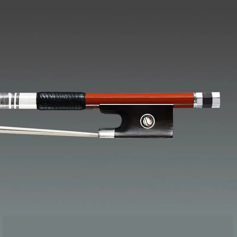 High quality professional 44 red color wood color Carbon fiber violin bow