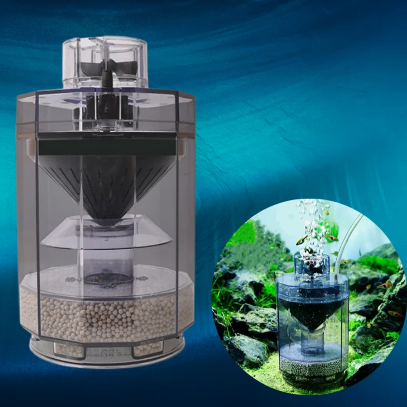 Aquarium Filter Ultra-quiet Suction Pan Automatic Fish Excrement Filter