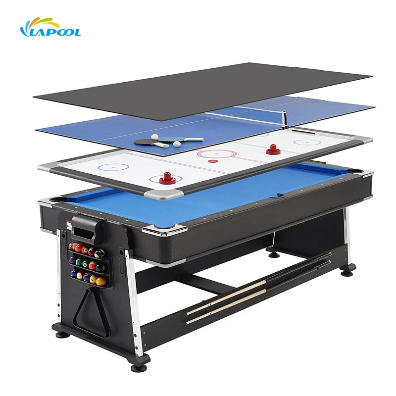 High Quality Outdoor English Multi Game Air Hockey Pingpong Pool Dining Table