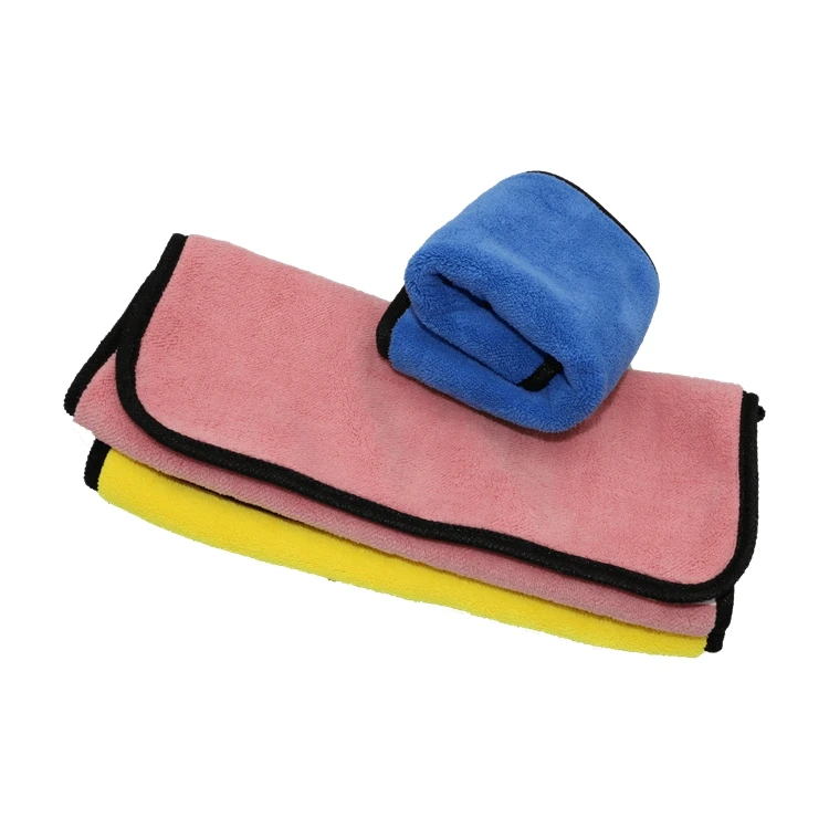 Многофункциональное полотенце из микрофибры для чистки автомобиля с пользовательским логотипом