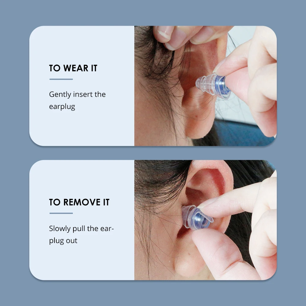 Silicone Earplug Manufacturer Noise Cancelling Ear Plugs Reduction Passive Earbuds Sleeping Fidelity