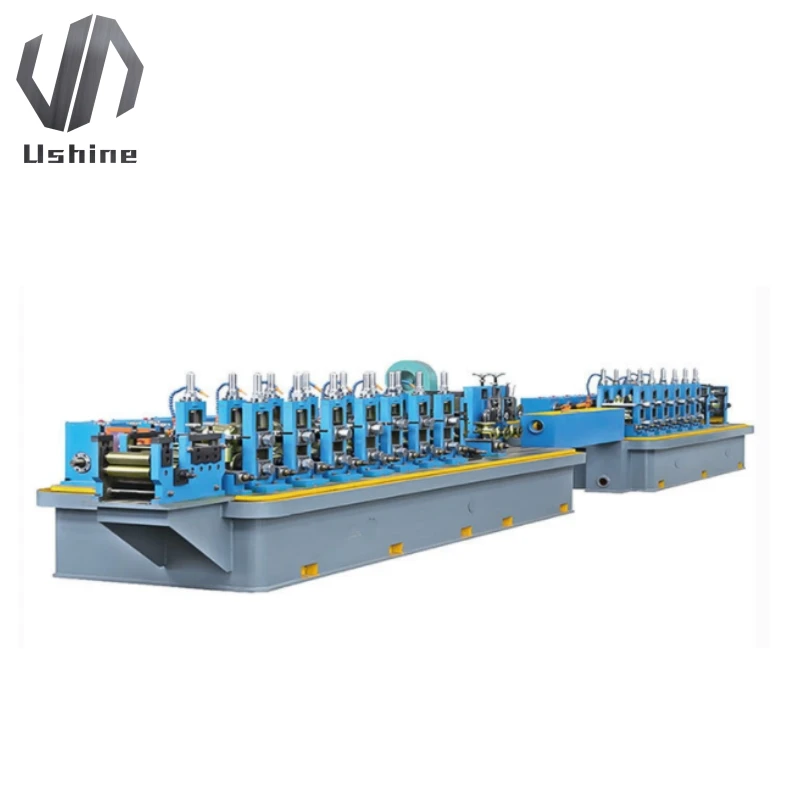 Algeria High Frequency ERW automatic welding line carbon Steel Tube Making Machine Factory manufacturer Pipe Mill Machinery