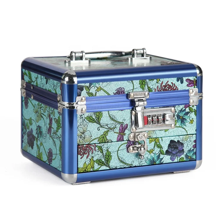 Wholesale avon products of Aluminum CaseTravel Organizer with Drawer Professional Artist Makeup Cases