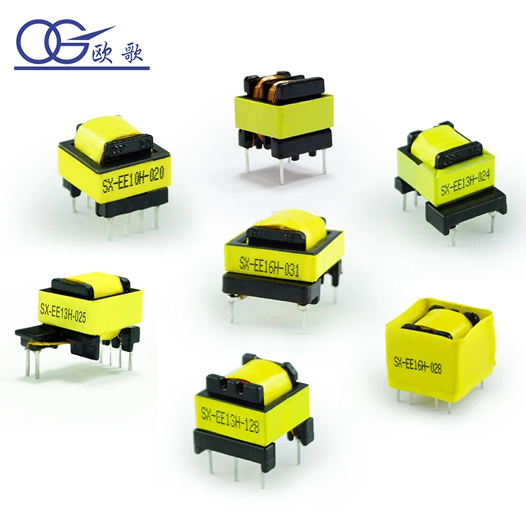 Single-phase small switching power supply EE10 vertical horizontal 24V 12V  high frequency transformer
