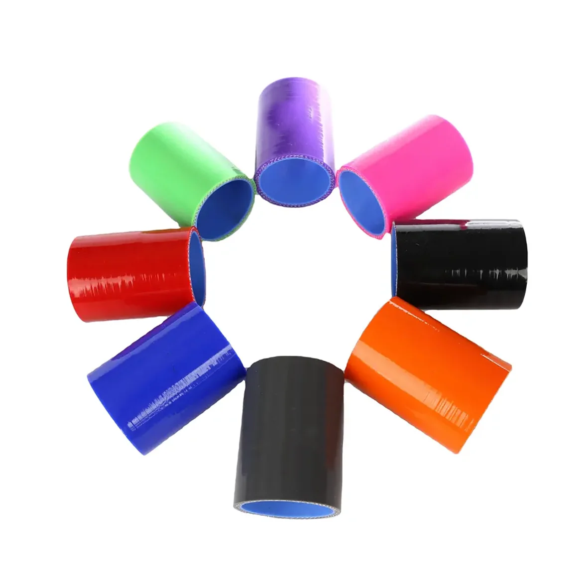 customized hump silicone hose with high temperature resistance and engine connecting pipe Rubber hose with fabric reinforced