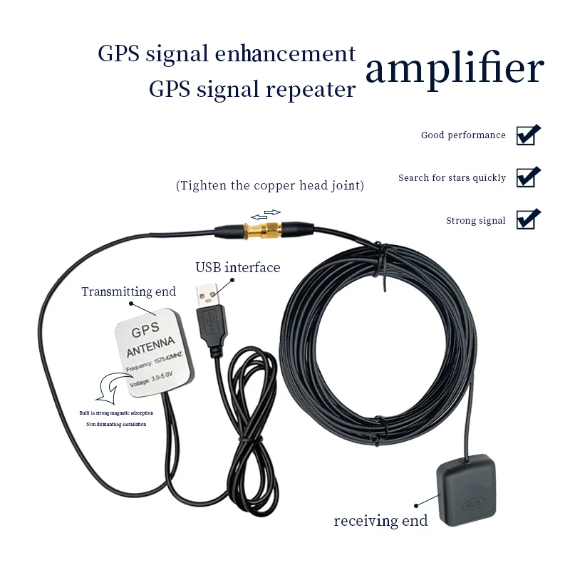 High Quality High Gain Black 29dBi High Gain GPS Car Navigation Antenna 1575.42MHZ Car GPS Antenna
