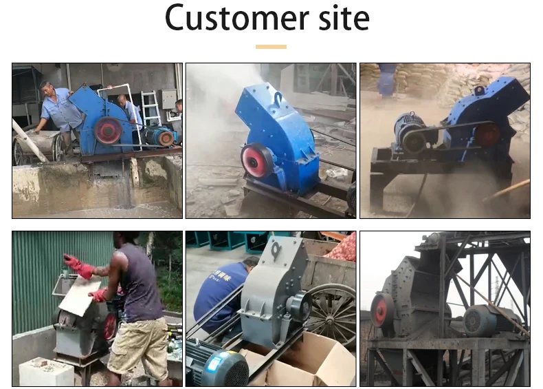 Diesel Engine Limestone Coal Hammer Crusher Salt Rock Stone Crusher