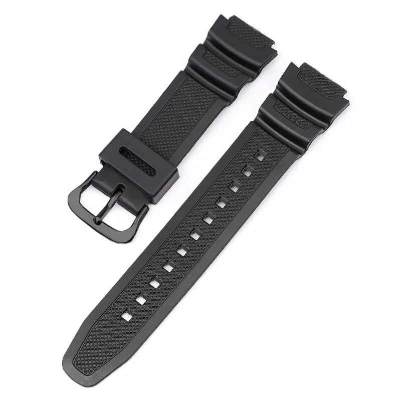 Factory Price Strap for Casio AQ-S810W W-735H SGW-300H AE-1000W 18mm Rubber TPU Soft Strap Watch Wrist Replacement strap