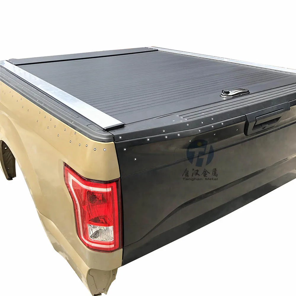 2010-2014 Year and Ford Car Fitment for F150 roll up tonneau cover double cab with side tool box