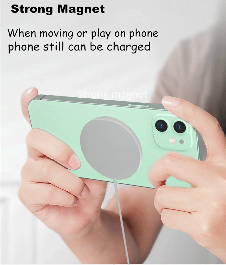 15W Portable wireless ma gsafe power bank for ma gsafe iphone 12 phone charger