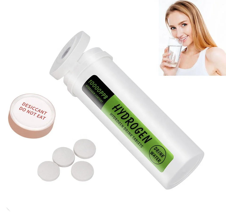 Водород питьевой водород таблетки с нанопузырьками щелочная вода облегчение усталости/высокой нагрузки/для курения/пьерогания