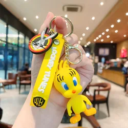 3D Pvc Key Ring Cartoon Anime Kawaii Kids Silicone Keychain Custom 3D Animal Cute Bugs Bunny Pvc Keychain