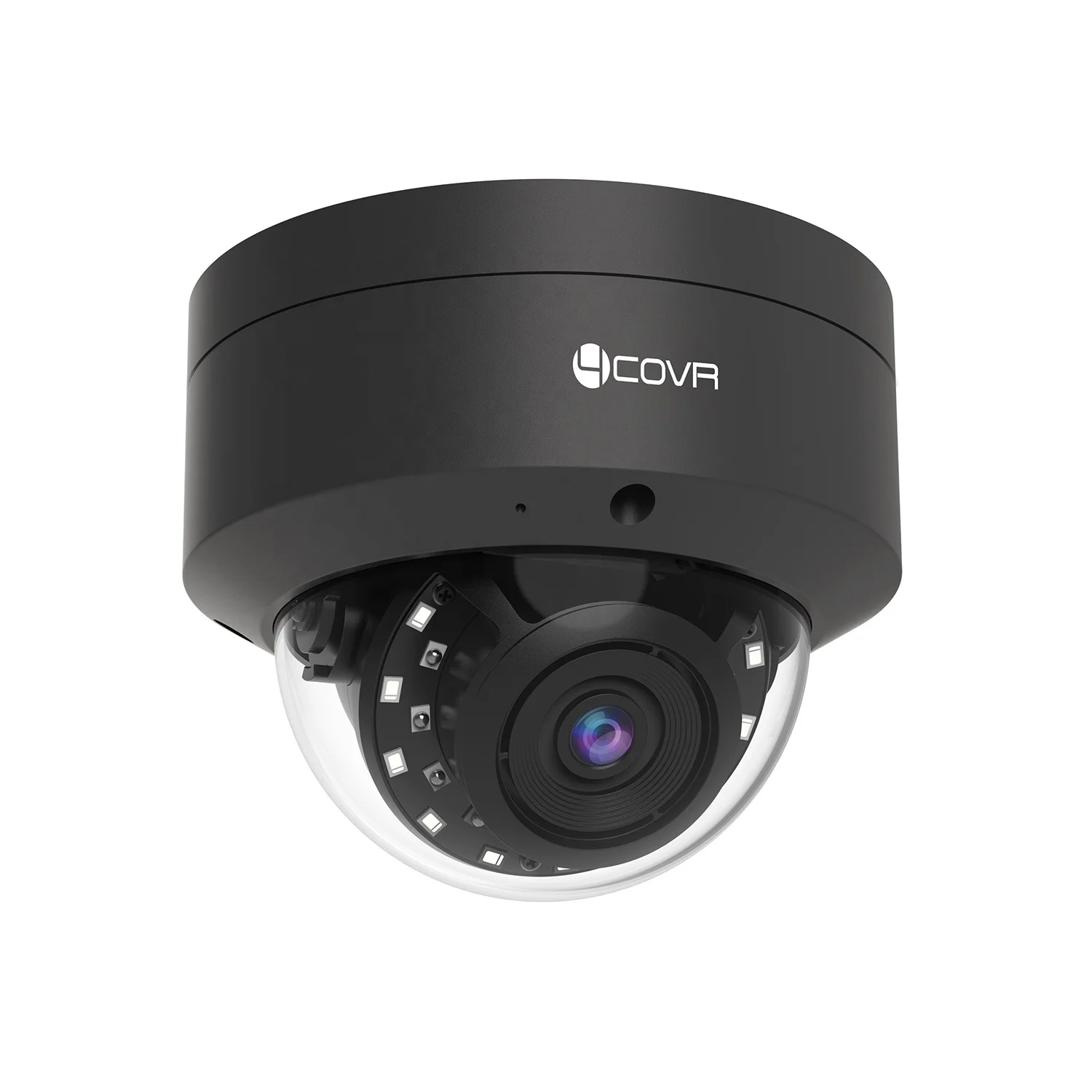 4COVR 5 Megapixel Outdoor IK10 Vandal-proof Dome Built-in Mic AI Person Detect Business Home PoE CCTV Security 5mp ip camera