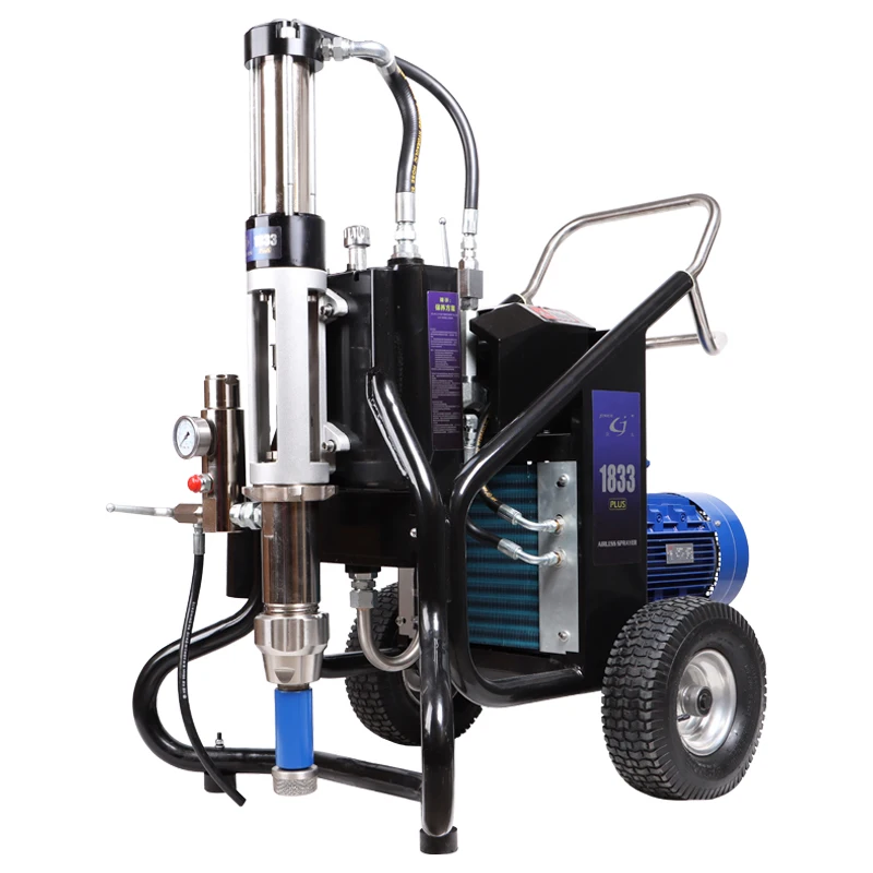 Model JG-1833 cement mortar spraying machine putty powder spraying machine for sale