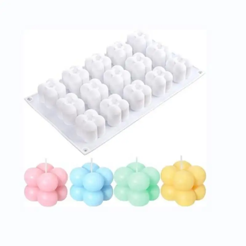 Оптовая Продажа с фабрики силиконовые формы для свечей 3D ручной работы изготовления