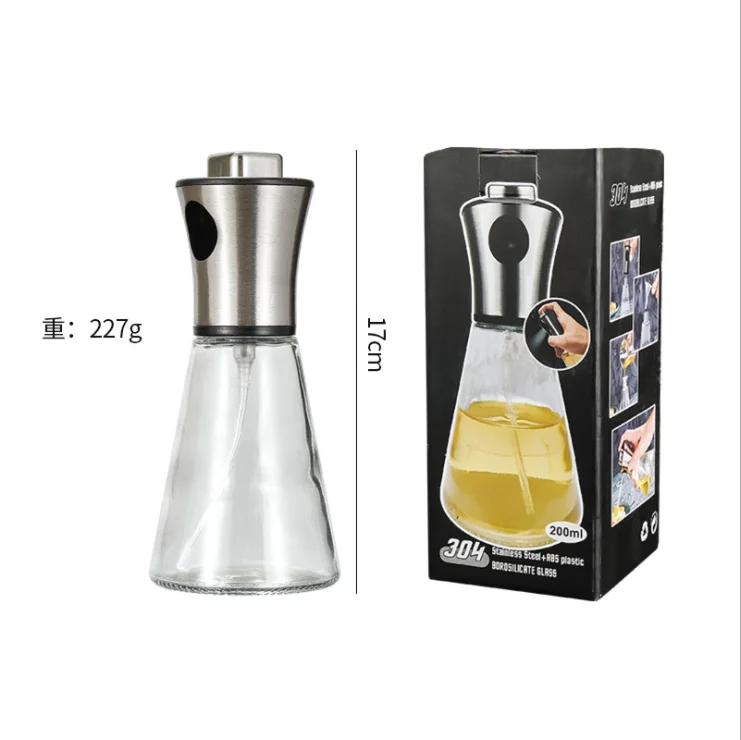 Распылители масла, высококачественный диспенсер из нержавеющей стали 304 для приготовления пищи/выпечки/салата, распылитель для приготовления пищи