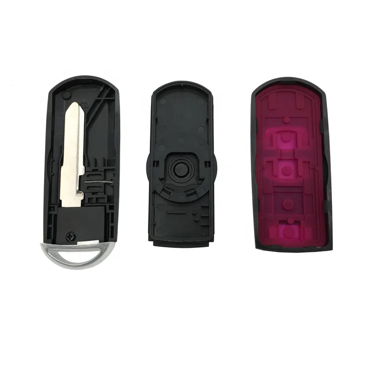 Keyless Entry 3+1 4 Buttons Remote Smart Car Key Fob Shell Blank Cover Case For Mazda 3 5 6 CX- 7 CX - 9