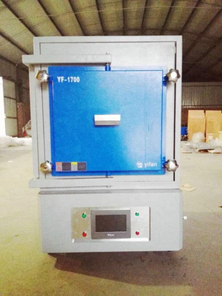 12L PLC touch screen controller Controlled atmosphere electric resistance chamber muffle furnace 1400C YFA-1400