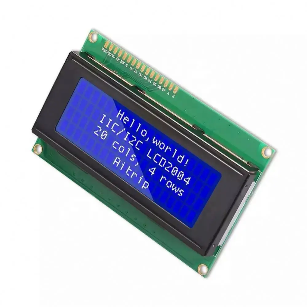 LCD2004 IIC/I2C LCD Display Monitor 2004 20X4 5V Character Blue Backlight Screen LCD2004 IIC I2C LCD display