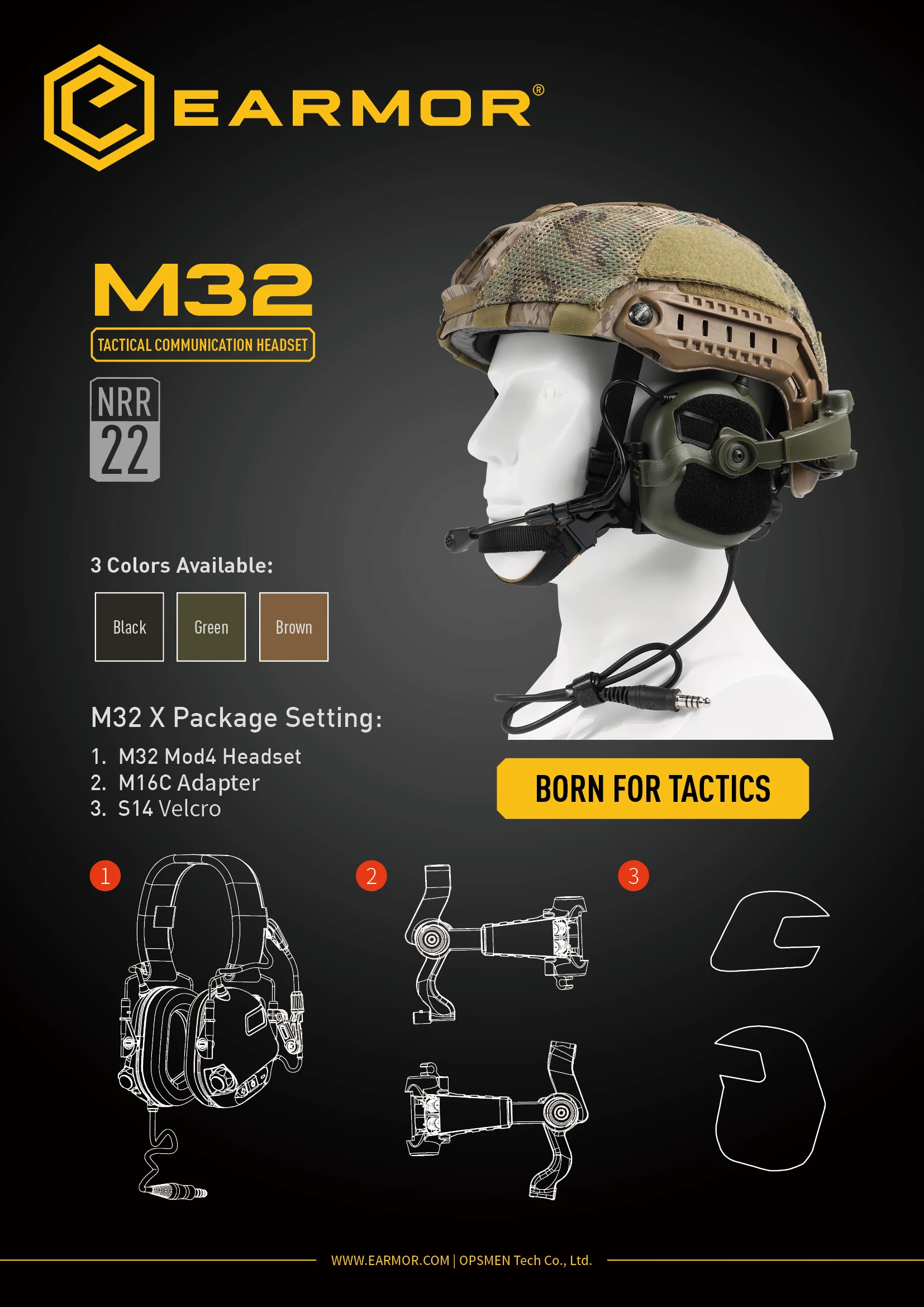 EARMOR M32(X) SET 2023 NEWEST VERSION OF MOD SERIES