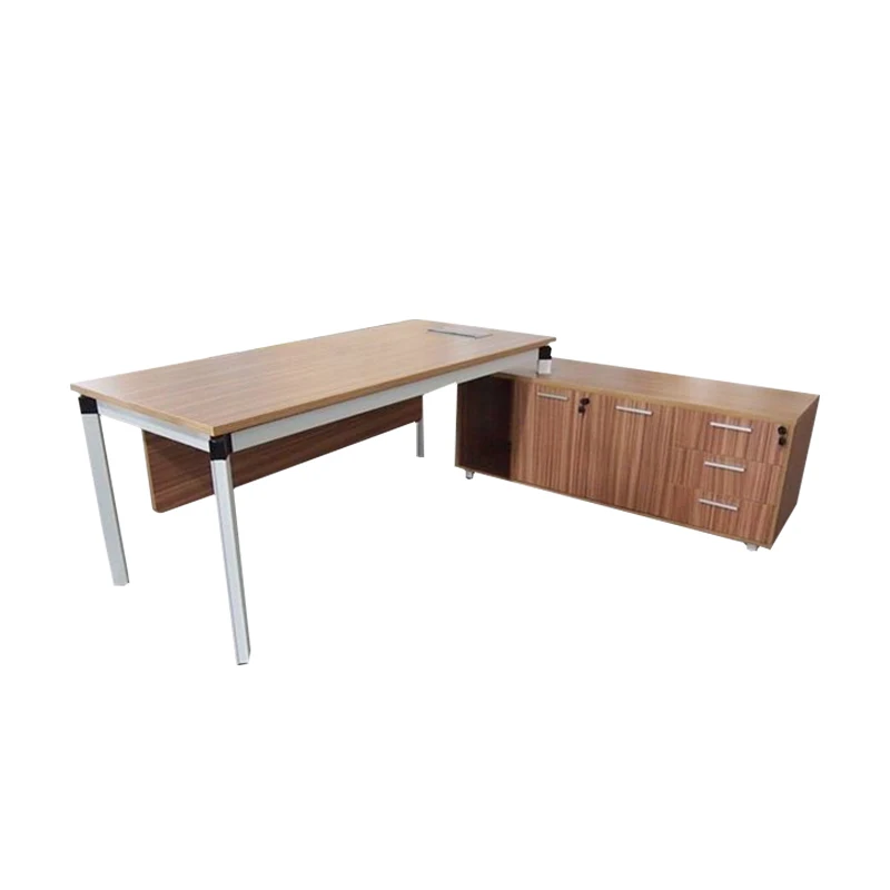 Деревянная недорогая фабричная рабочая станция MFC, одиночная мебель, современный офисный стол, стол для дома и офиса