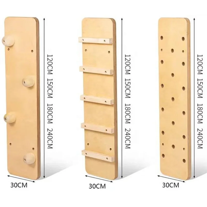 Hand Holds Peg Hole Board Climbing Frame Wooden Climbing Board