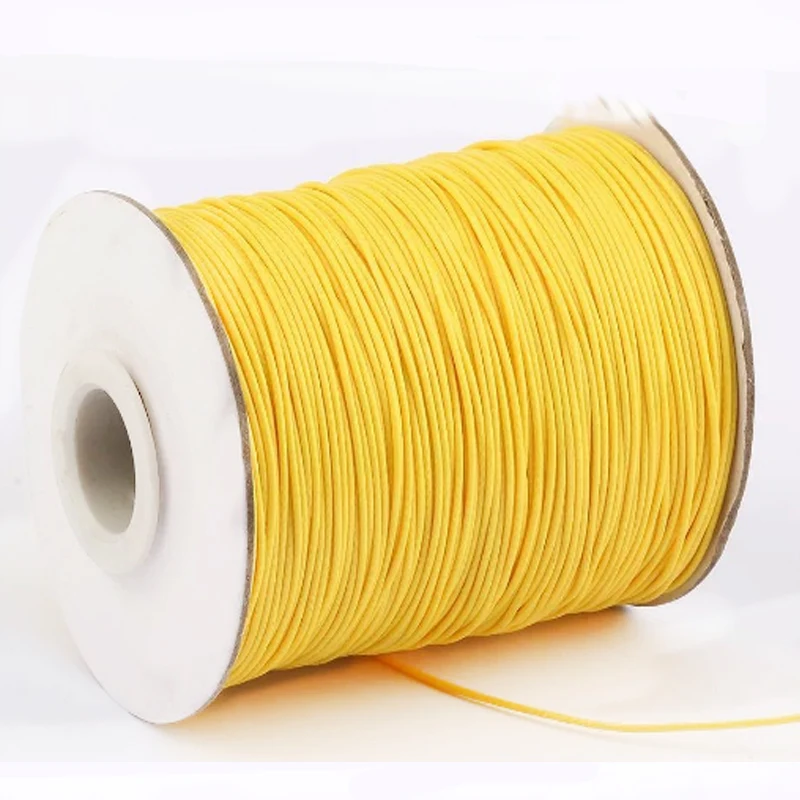 1.5mm Round blank waxed cotton cord,  Waxy cords string  for bracelet diy