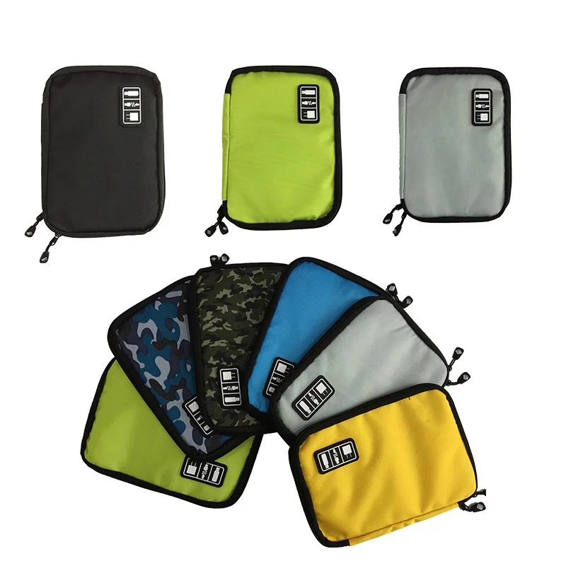 OEM acceptable cable organizer bag portable multifunctional digital storage pouch usb charger earphone storge cable bag