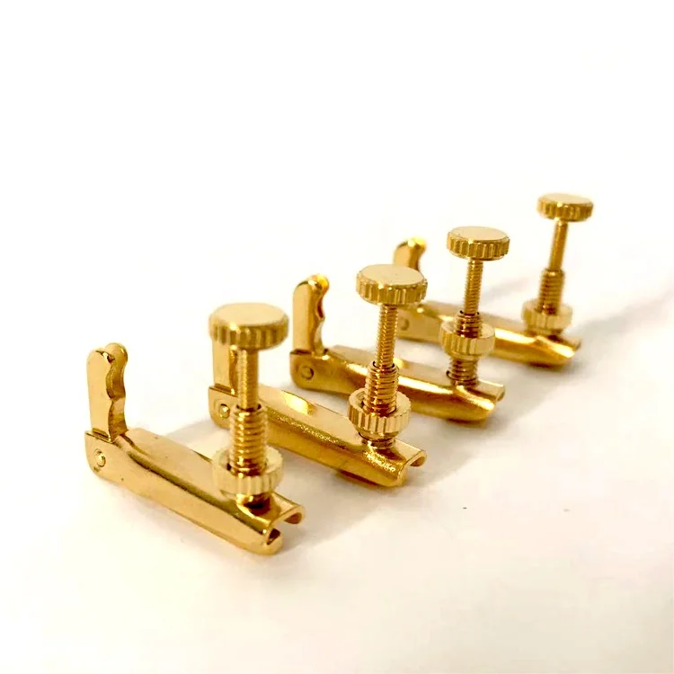 
 Золотая струнная пластина тюнера для скрипки 1/2-1/4 по оптовой цене  