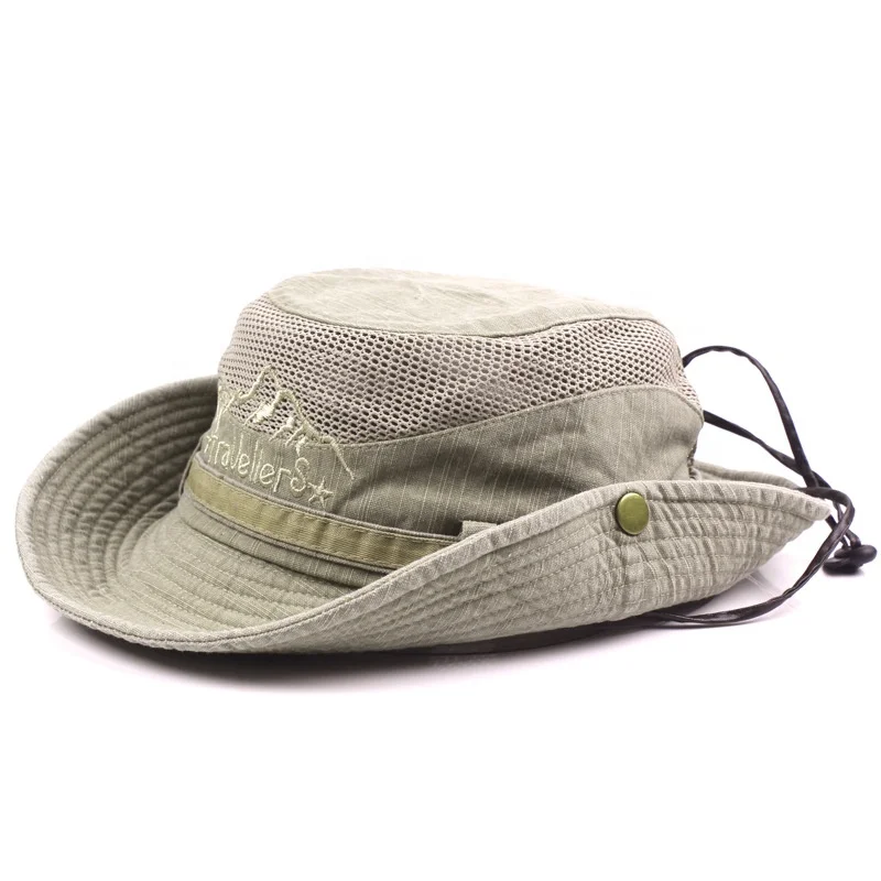 
Outdoor Four Season Bucket Hat Customize Logo Unisex Camping Hat 