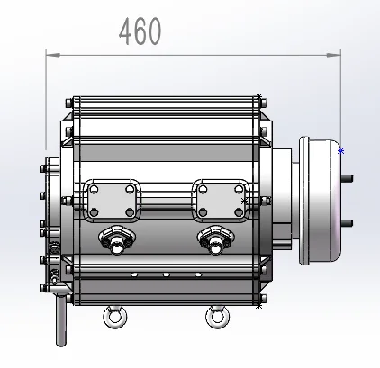 
35kW PMSM Motor for Electric Vehicle 