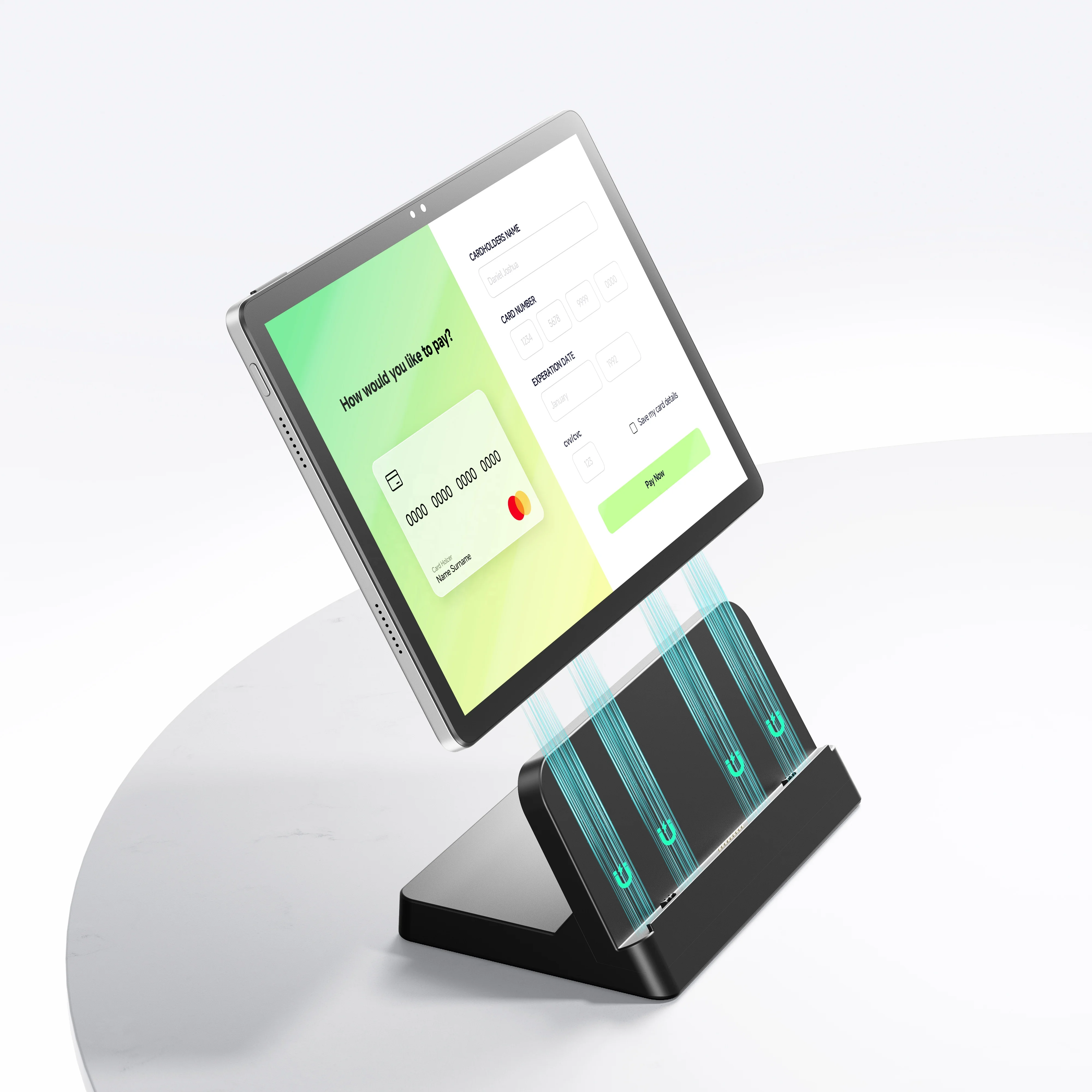 11 inch restaurant mobile pos terminal android tablet front nfc MT8781 octa core 4G LTE WiFi NFC pos customer display tablet pc