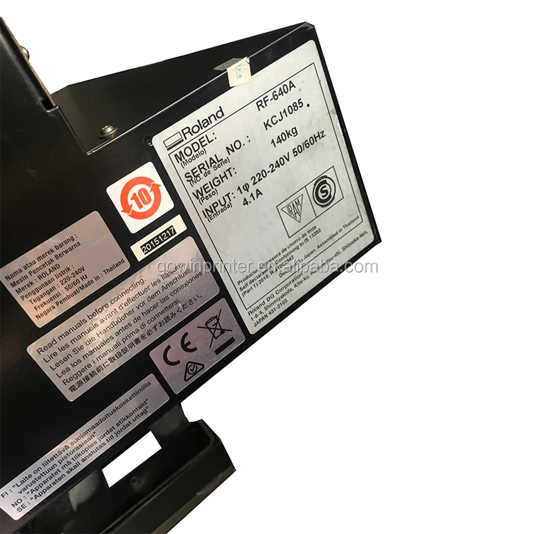 best price used RF-640 second hand  roland printer t shirt printing blank t-shirt can use t-shirt printing