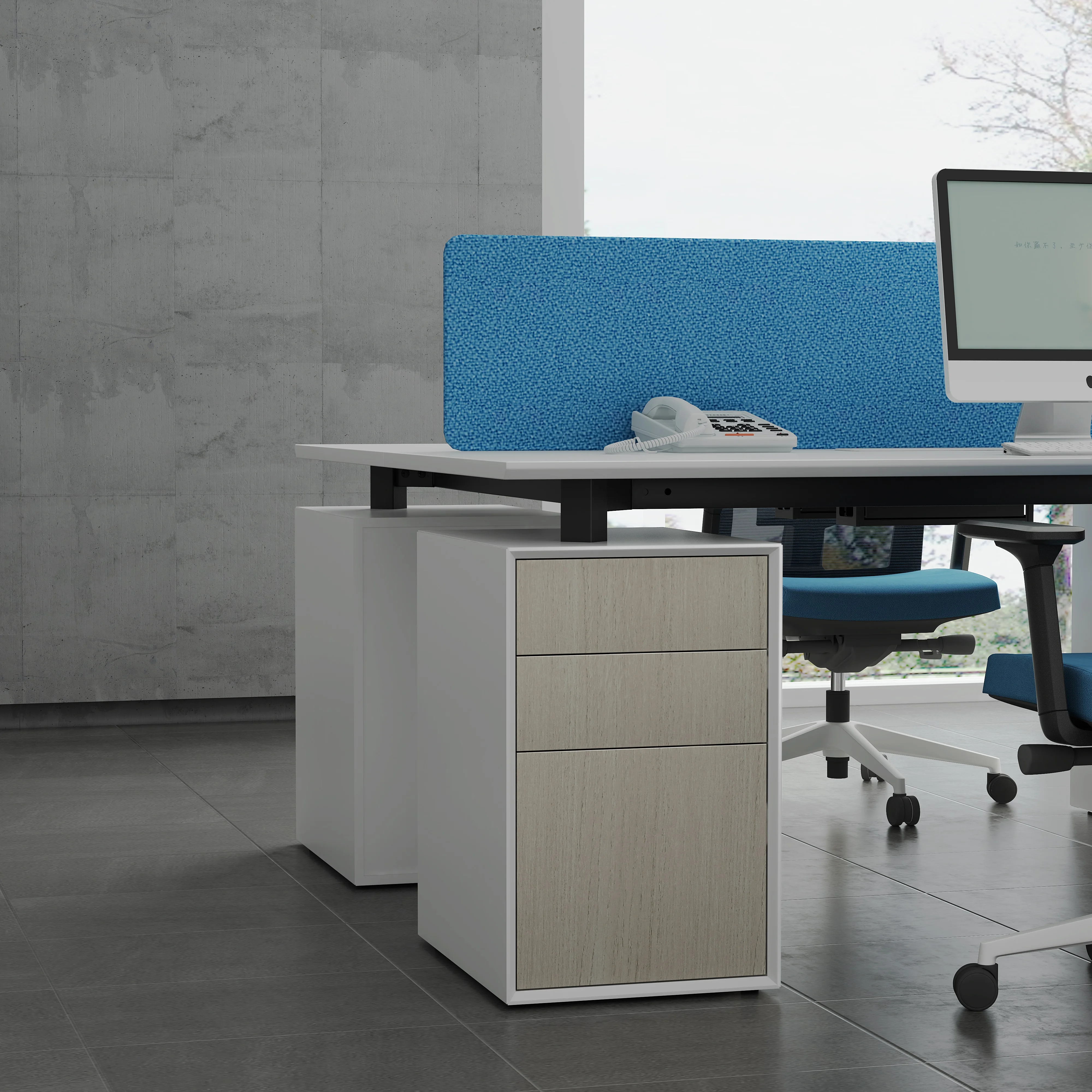 Modern Style Wood Furniture Desk Wholesale Wholesale Modern 4 Person Workstation Office Workstation