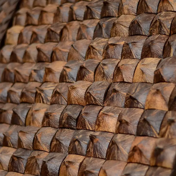 COCO-ECO бренд натуральный кроличий мех лисы скорлупы кокосового ореха мозаика для ресторана/cpimex высокое качество панель/панель искусства